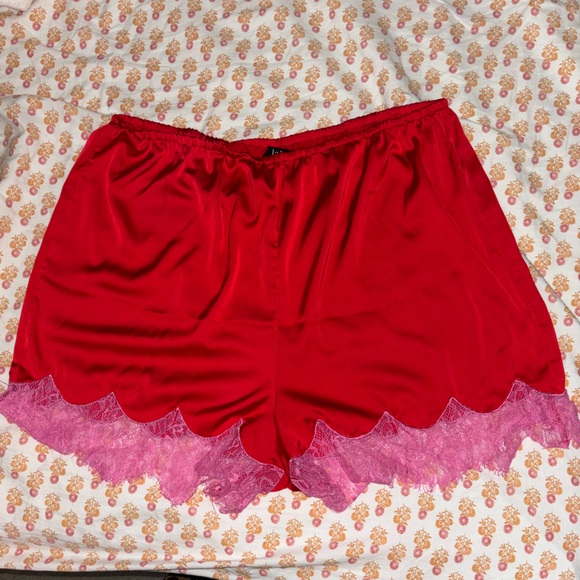 Out Of This World Satin Bloomers in Red + Pink - Picture 1 of 4